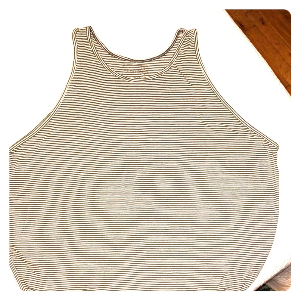We the Free striped cotton tank.